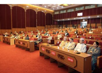 राष्ट्रियसभाबाट शोक प्रस्ताव पारित