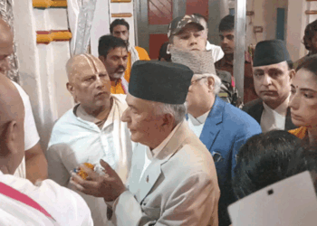 जानकी मन्दिरमा राष्ट्रपति पौडेलले गरे  पूजाअर्चना