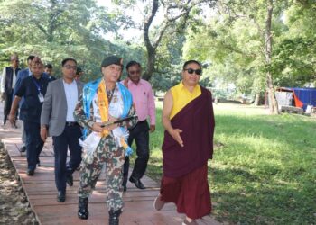 उपाध्यक्ष डा लामाले तिलौराकोट सरसफाईमा खटिएका सेनालाई दिए धन्यवाद