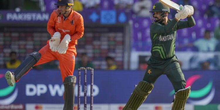 विश्वकप क्रिकेटमा नेदरल्यान्ड्समाथि पाकिस्तानको जित