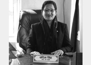 भूकम्पमा परी नलगाढ नगरपालिकाकी उपप्रमुख सिंहको मृत्यु