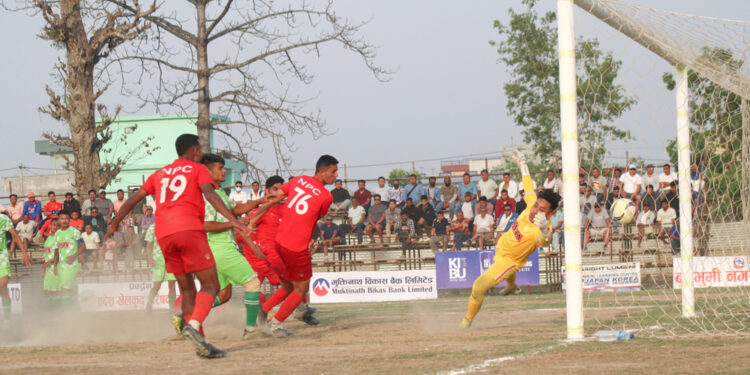 साहारालाई हराउँदै नेपाल पुलिस सेमिफाइनलमा