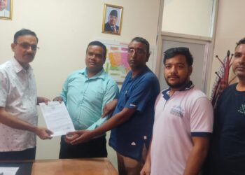 बिषादीमा लगाएको मुल्य अभिबृद्धि कर हटाउन माग गर्दै प्रधानमन्त्रीलाई ज्ञापन पत्र