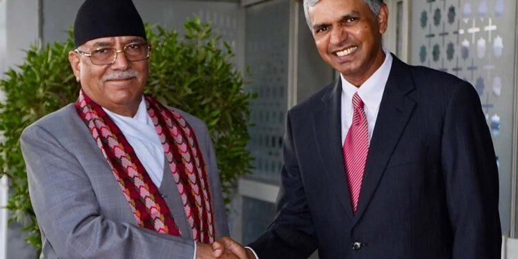 प्रधानमन्त्री प्रचण्ड नयाँदिल्लीमा