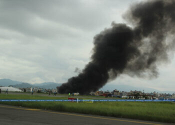 सौर्य एयरको विमान दुर्घटनामा १८ यात्रुको निधन