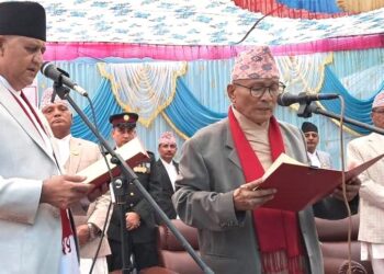 लुम्बिनीमा मुख्यमन्त्री र मन्त्रीहरुको शपथ