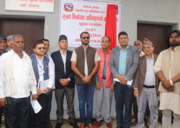 शुद्धोधन गाँउपालिका-१ मा मुख्य निर्वाचन अधिकृतको कार्यालय उद्घाटन