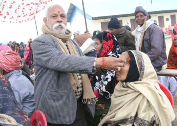 यशोधरामा निःशुल्क आँखा शिविरबाट एक हजार बढि स्थानीय लाभान्वित