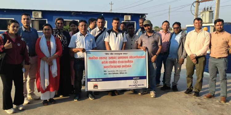 मानसिक स्वास्थ्यसम्बन्धी समाचार प्रकाशन गर्दा अपनाउनुपर्ने संवेदनशीलता विषयमा स्थानीय सञ्चारकर्मीसँग अन्तरक्रिया