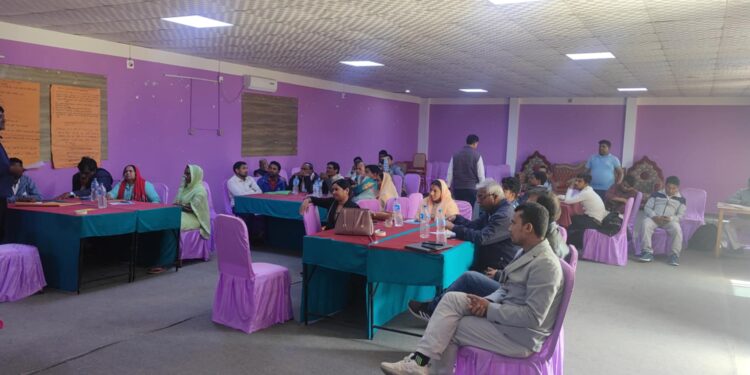 विपद व्यवस्थापन समितिका सदस्यहरुलाई दुई दिने विपद सम्बन्धी तालिम