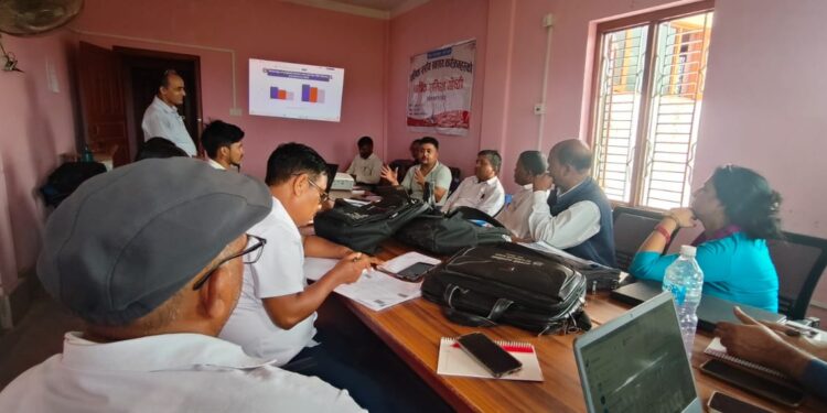 मायादेवी गाउँपालिकामा स्वास्थ्य कार्यक्रमहरुको वार्षिक समीक्षा गोष्ठी