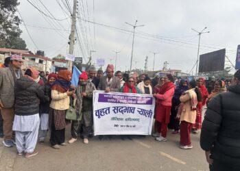 तौलिहवामा सद्भाव र्‍याली सम्पन्न