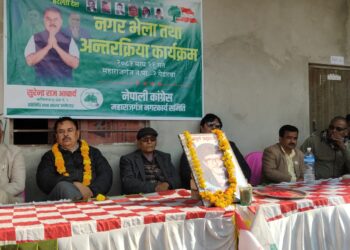 अधुरा विकास कार्य पूरा गर्न उम्मेदवारी : सुरेन्द्रराज आचार्य