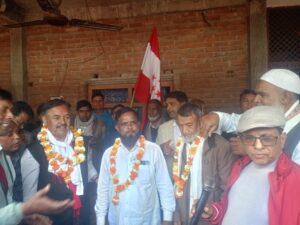 एमालेका वडा अध्यक्षका उम्मेदवारसहित सय जना कांग्रेसमा प्रवेश