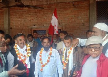 एमालेका वडा अध्यक्षका उम्मेदवारसहित सय जना कांग्रेसमा प्रवेश