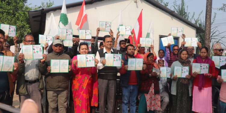 कपिलवस्तु–१ मा कांग्रेसको ‘भिजन सेवन’ सार्वजनिक