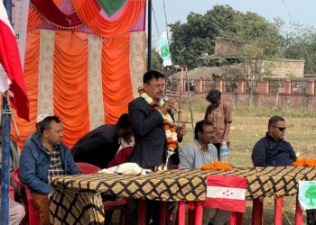 बुद्धभूमि–१० मा कांग्रेस उम्मेदवार आचार्यको चुनावी भेटघाट कार्यक्रम