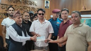 प्रधानमन्त्री दैवी प्रकोप उद्धार कोषमा आर्या बचतको ५१ हजार सहयोग